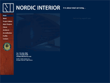 Tablet Screenshot of nordicinterior.com